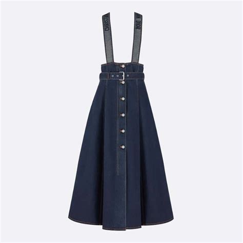 baby blue dior monogram skirt|Kid's Skirt Blue Cotton Denim .